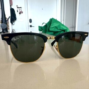 rayban club master polarized sunglasses